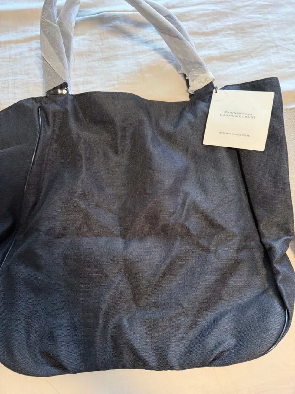 Donna Karan Black Tote Bag with Dual Handles